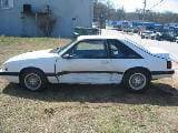 1989 Ford Mustang 4 cyl 5 speed - White - thumbnail 2