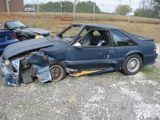 87-93 Ford Mustang Hatchback 5 Manual - Blue - thumbnail 2