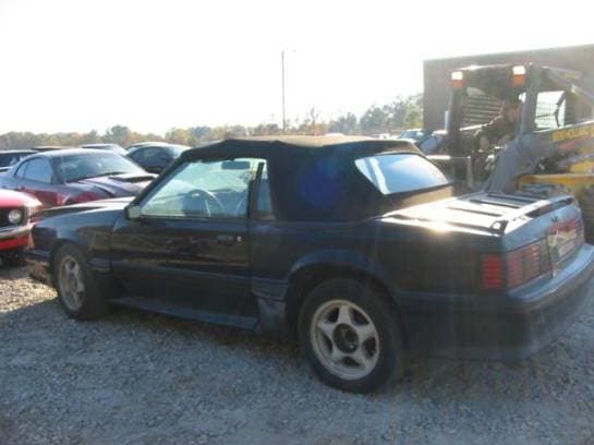 87-93 Ford Mustang Convertible 5 Manual - Blue - thumbnail 2