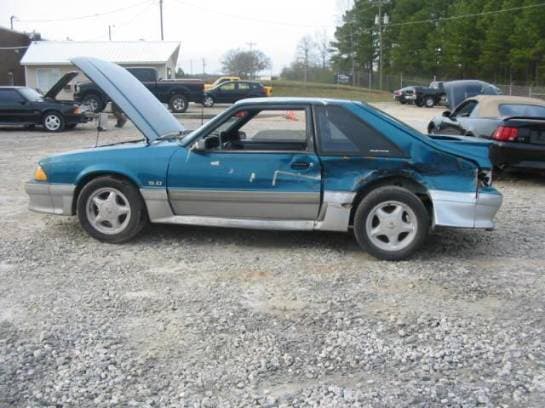 87-93 Ford Mustang Hatchback 5 Automatic - Blue - thumbnail 2