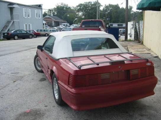 87-93 Ford Mustang Convertible 5 Automatic - Red - thumbnail 3