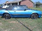 1986 Ford Mustang V-6 Auto - Blue/Black Top