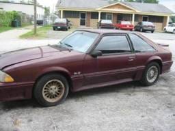 1988 Ford Mustang 5.0 HO Automatic AOD - Burgundy
