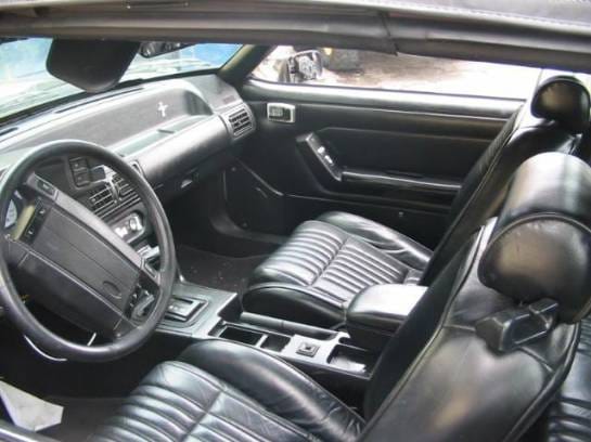 1992 Ford Mustang 5.0 AOD Automatic - Silver & Black thumbnail 3