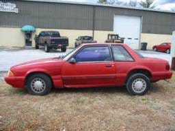 87-93 Ford Mustang Coupe 2.3 Automatic - Red