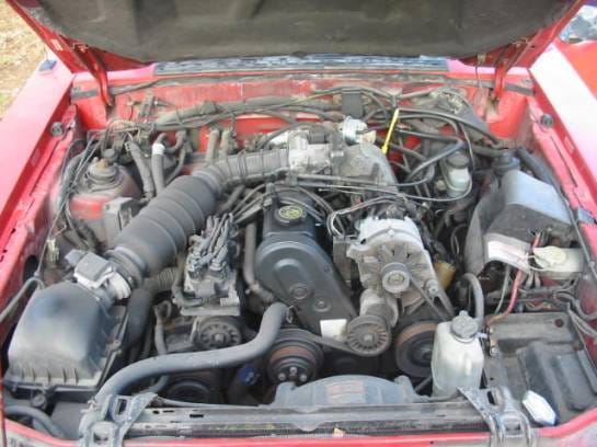 87-93 Ford Mustang Coupe 2.3 Automatic - Red thumbnail 4