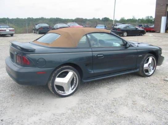 94-98 Ford Mustang Convertible 4.6 Automatic - Green thumbnail 2