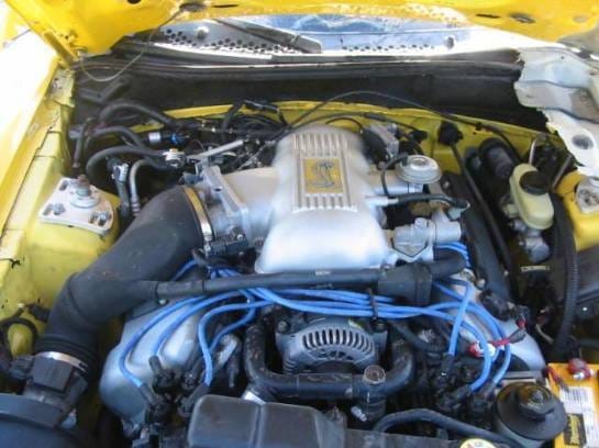 94-98 Ford Mustang Coupe 4.6 Manual - Yellow thumbnail 2