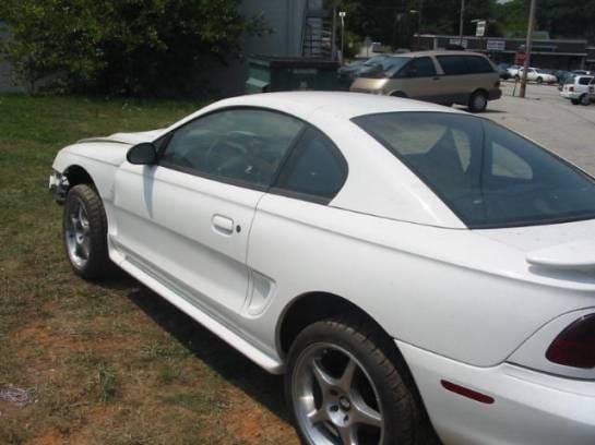 94-98 Ford Mustang Coupe 4.6 Manual - White thumbnail 2