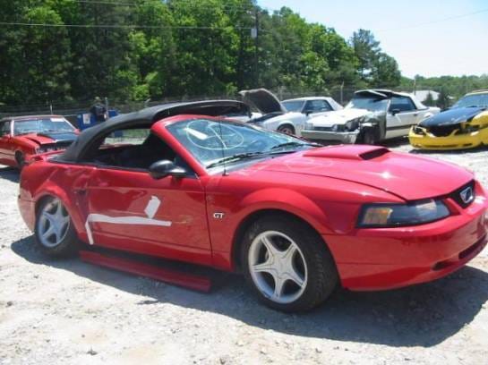 99-04 Ford Mustang Convertible 4.6 Manual - Red thumbnail 2