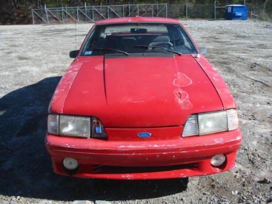 87-93 Ford Mustang Hatchback 5 Automatic - Red thumbnail 2