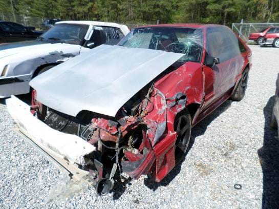 87-93 Ford Mustang Hatchback 5 Automatic - Red thumbnail 2