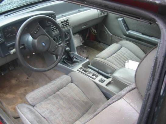 87-93 Ford Mustang Hatchback 5 Manual - Red thumbnail 4