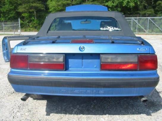 87-93 Ford Mustang Convertible 5 Automatic - Blue thumbnail 4