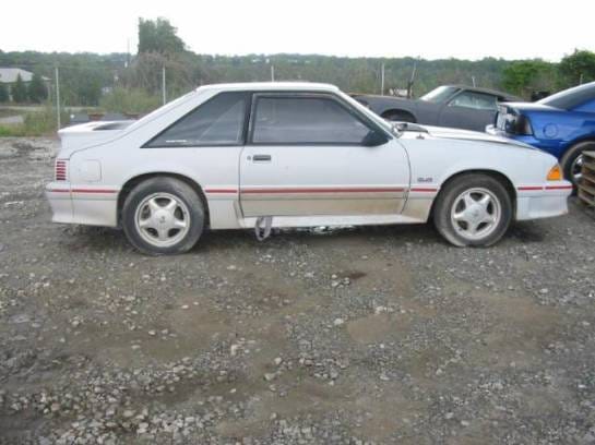 87-93 Ford Mustang Hatchback 5 Manual - White