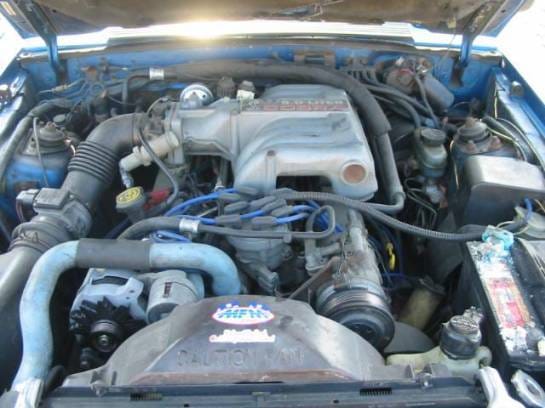 87-93 Ford Mustang Convertible 5 Manual - Blue thumbnail 3