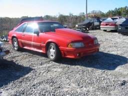 87-93 Ford Mustang Hatchback 5 Manual - Red