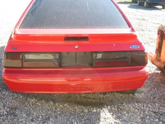 87-93 Ford Mustang Hatchback 5 Manual - Red thumbnail 5