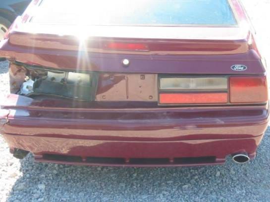 87-93 Ford Mustang Hatchback 5 Manual - Red thumbnail 5