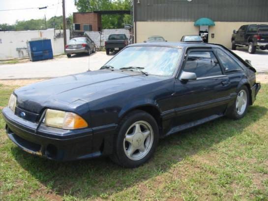 87-93 Ford Mustang Hatchback 5 Manual - Blue thumbnail 2