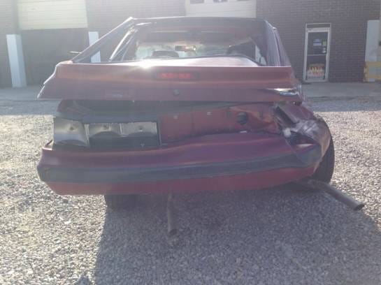 1986 Ford Mustang GT RED  thumbnail 3