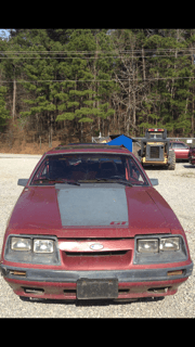 1986 Ford Mustang GT RED  thumbnail 4