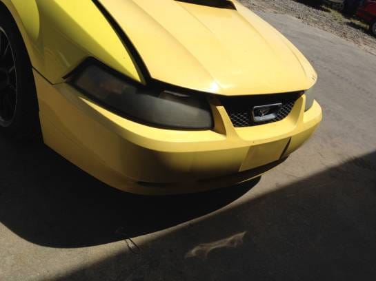 2002 Ford Mustang GT Yellow thumbnail 4