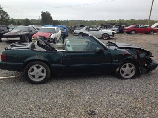 1990 Ford Mustang LX-Green thumbnail 2