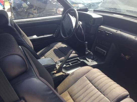 1992 Ford Mustang LX Black thumbnail 6