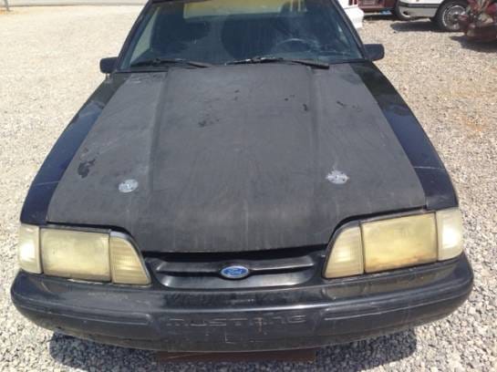 1992 Ford Mustang LX Black thumbnail 4