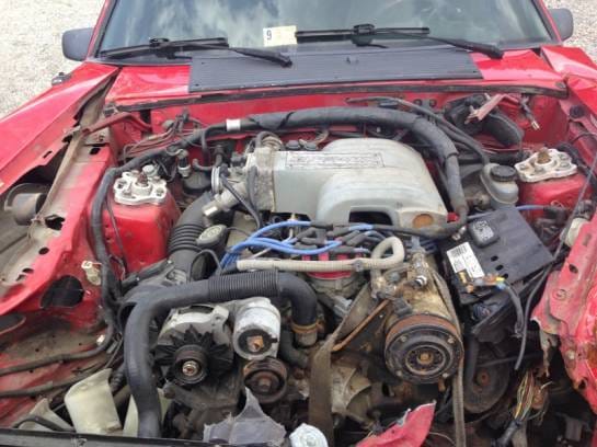 1992 Ford Mustang LX Red thumbnail 5