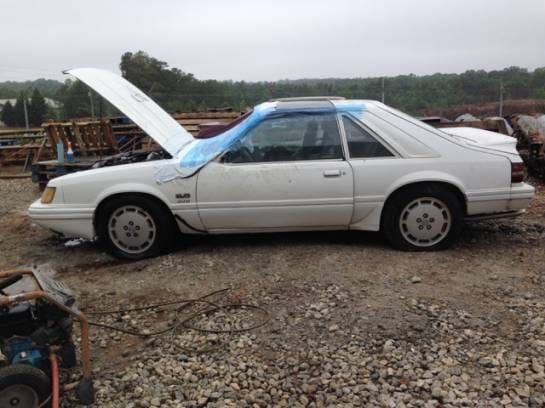 1985 Ford Mustang T-Top White