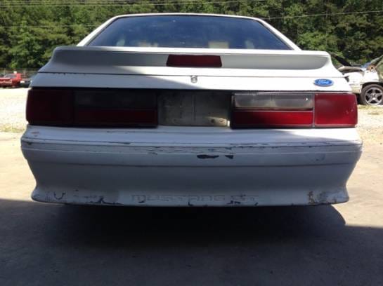 1989 Ford Mustang GT White thumbnail 5