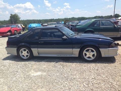 1992 Ford Mustang Blue