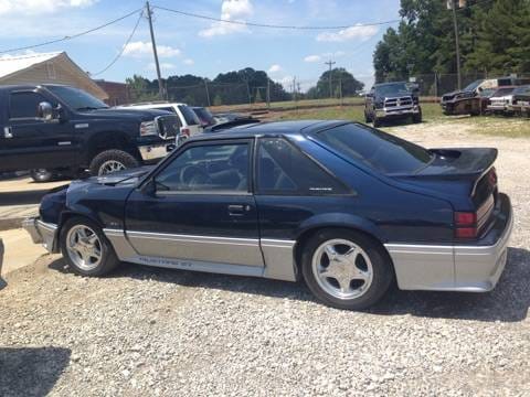 1992 Ford Mustang Blue thumbnail 2
