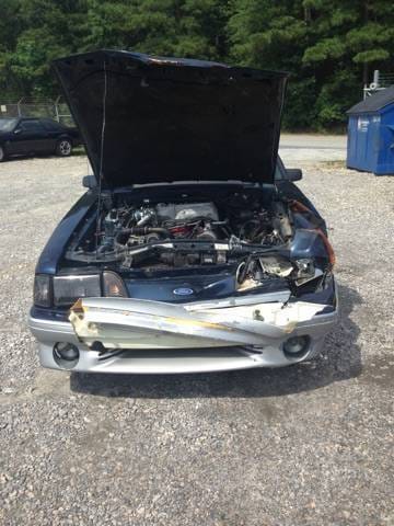 1992 Ford Mustang Blue thumbnail 4