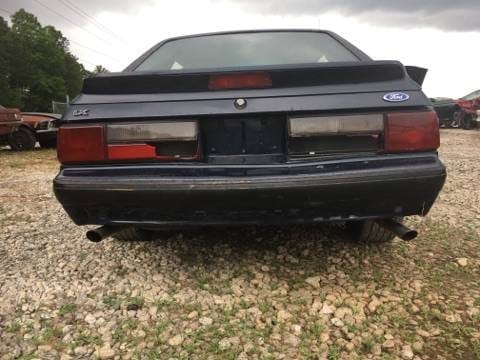 1989 Ford Mustang Hatchback Blue  thumbnail 3