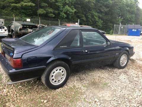 1989 Ford Mustang Hatchback Blue  thumbnail 2