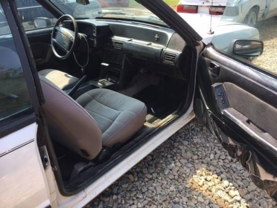 1990 Ford Mustang Convertible White thumbnail 7