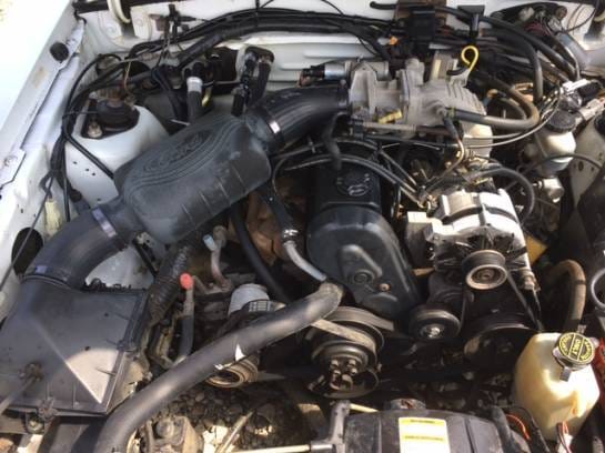 1990 Ford Mustang Convertible White thumbnail 11