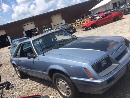 1986 Ford Mustang Hatch Light Blue thumbnail 2