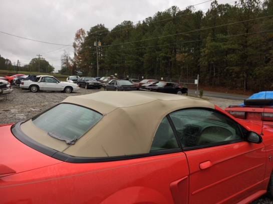2003 Ford Mustang Convertible Red thumbnail 6