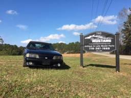 1987 Ford Mustang Black Convertible