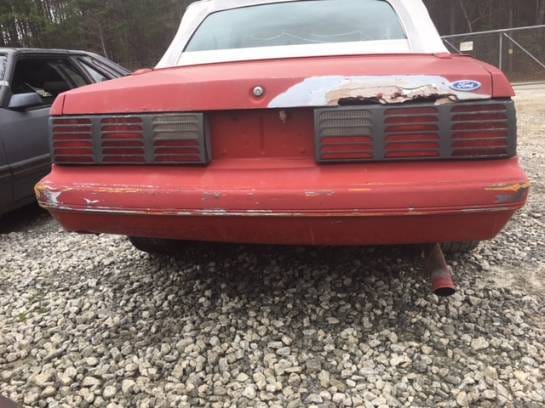 1985 Ford Mustang Convertible  thumbnail 4