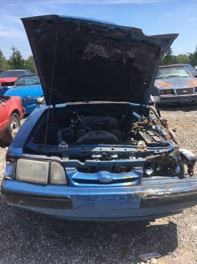 1988 FOR MUSTANG LX CONVERTIBLE, 5.0L V8, Manual transmission thumbnail 4