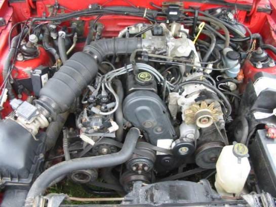 87-93 Ford Mustang Convertible 2.3 Automatic - Red
