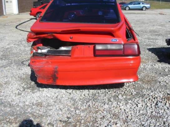 87-93 Ford Mustang Hatchback 5 Manual - Red