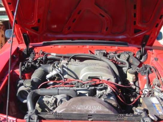 87-93 Ford Mustang Hatchback 5 Manual - Red