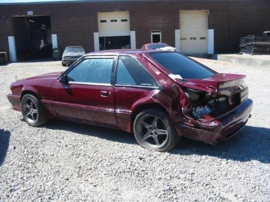 87-93 Ford Mustang Hatchback 5 Manual - Red