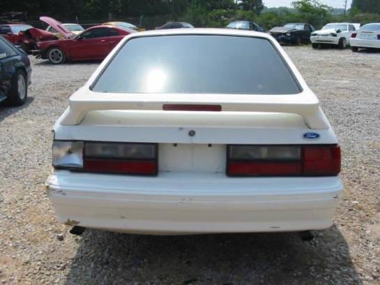 87-93 Ford Mustang Hatchback 5 Manual - White